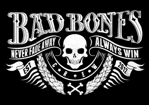 Bad Bones Reclame en Borduurstudio An Zuidbroek